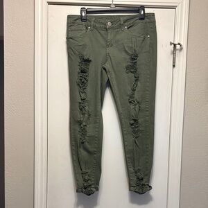 VIP Olive Skinny Jeans